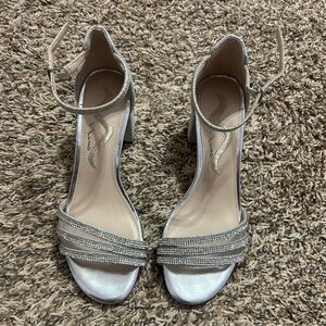 Woman's Silver Heels